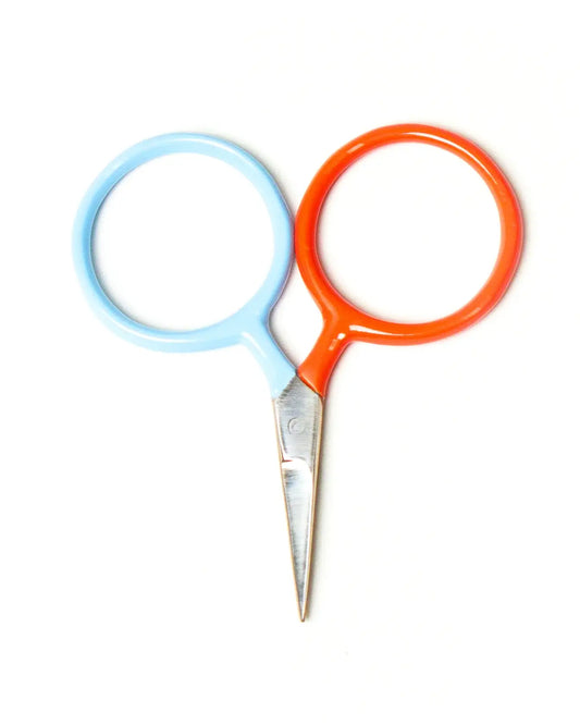 DEGEN Poppy + Pool Two Tone Circle Mini Scissors