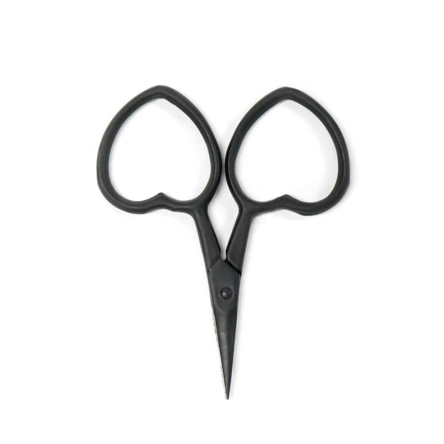 DEGEN Scissors & Cutting Tools Matte Black Heart Mini Scissors