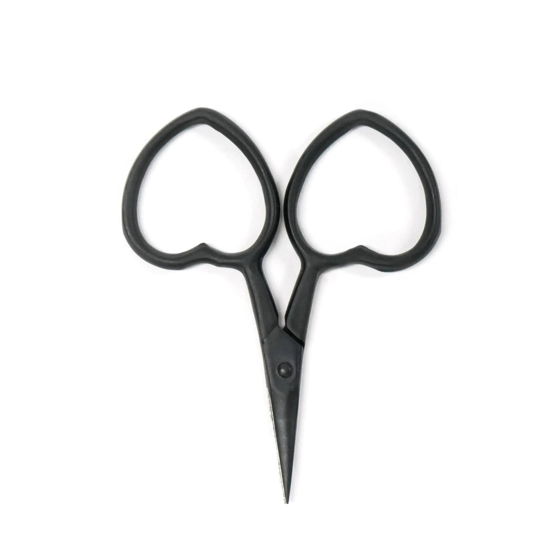 DEGEN Scissors & Cutting Tools Matte Black Heart Mini Scissors