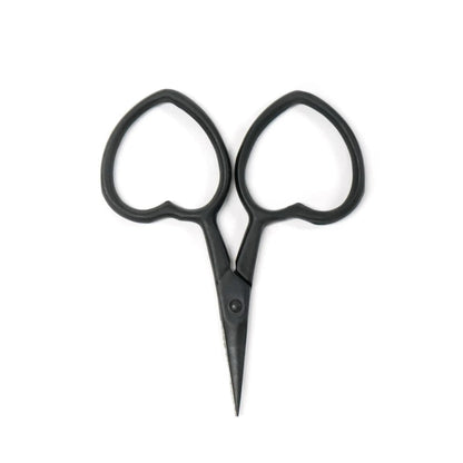 DEGEN Scissors & Cutting Tools Matte Black Heart Mini Scissors