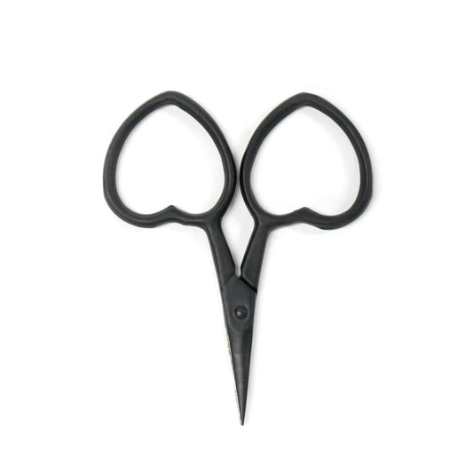 DEGEN Scissors & Cutting Tools Matte Black Heart Mini Scissors