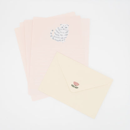 EL COMMUN Greeting Cards Matsuo Miyuki - Cat Letter Set - Amy