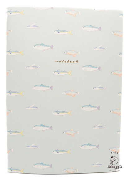 EL COMMUN Notebooks & Notepads A5 Fish Notebook by Ayu Iwashima