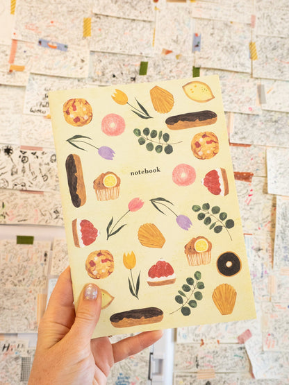 EL COMMUN Notebooks & Notepads A5 Notebook Sweets Illustration by Ayu Iwashima