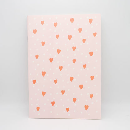 EL COMMUN Notebooks & Notepads A5 Ruled Notebook - Heart