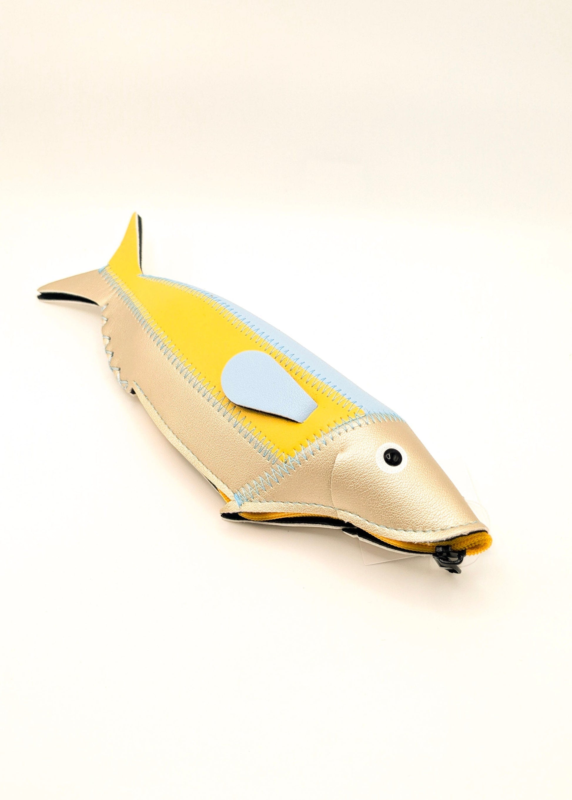 EL COMMUN Pen & Pencil Cases Fish-Shaped Pleather Pencil Case