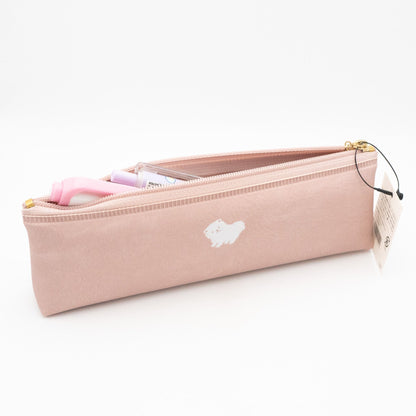 EL COMMUN Pen & Pencil Cases Mofumofu (Fluffy) Dog Pencil Case