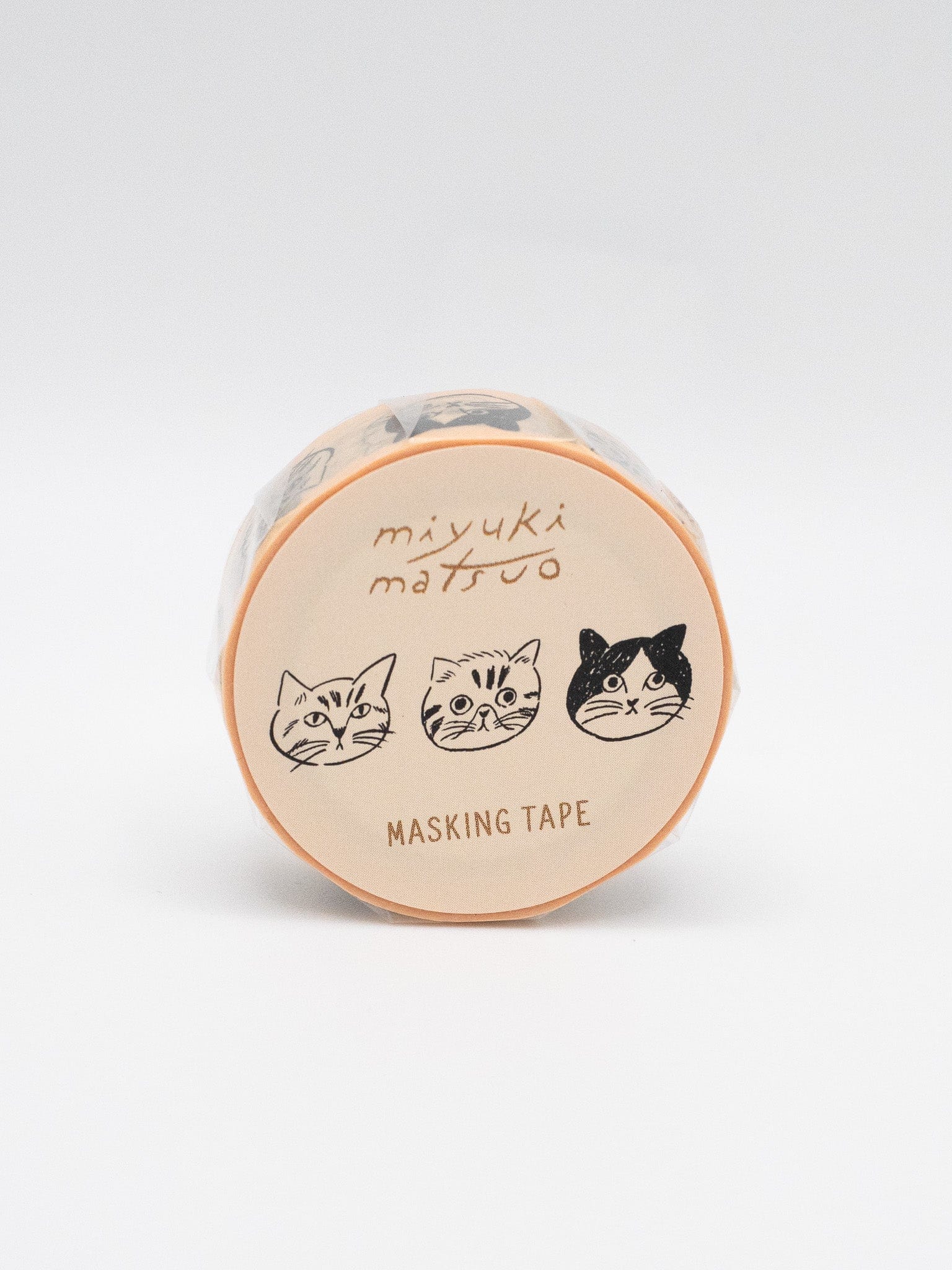 EL COMMUN Washi Tape Miyuki Matsuo Cat Face Washi Tape