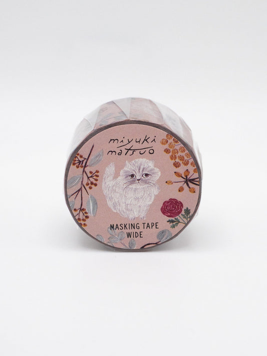 EL COMMUN Washi Tape Miyuki Matsuo Wide Cat Washi Tape
