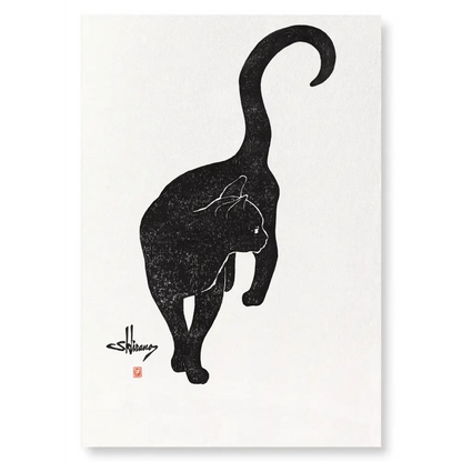 Ezen Trade prints CAT NO.2: Japanese Art Print: A4