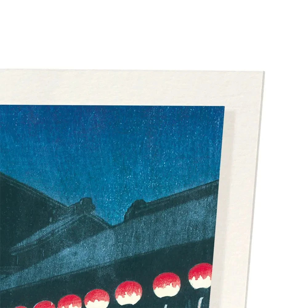 Ezen Trade prints EVENING AT SOEMON-CHO: Japanese Art Print: A4