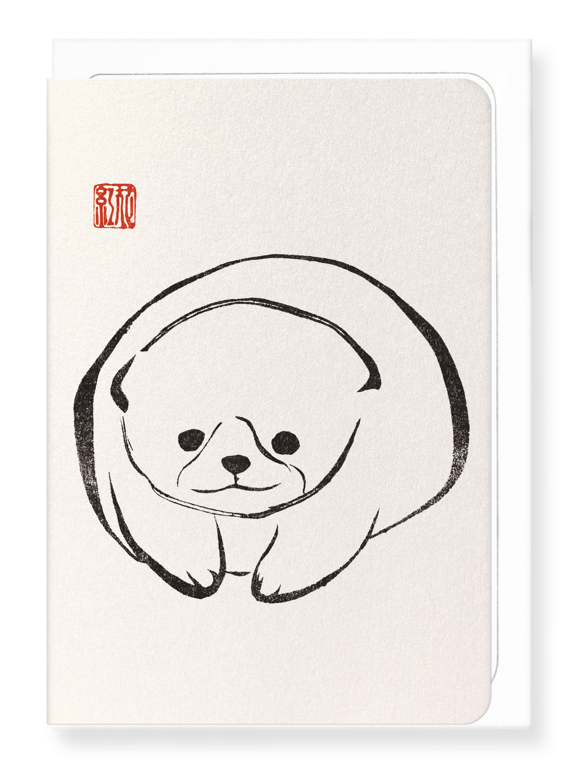 Ezen Trade PUPPY (C.1800): Japanese Greeting Card