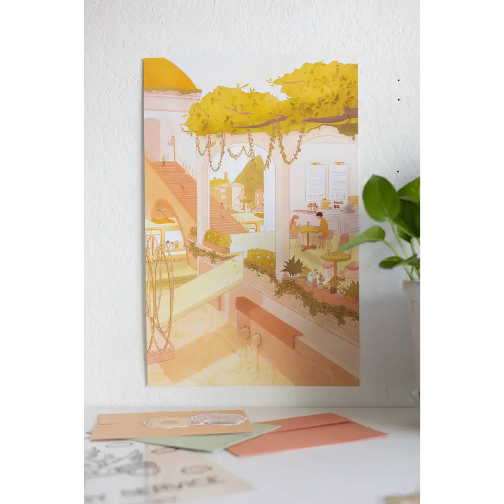 Fairy Town Poster - prints