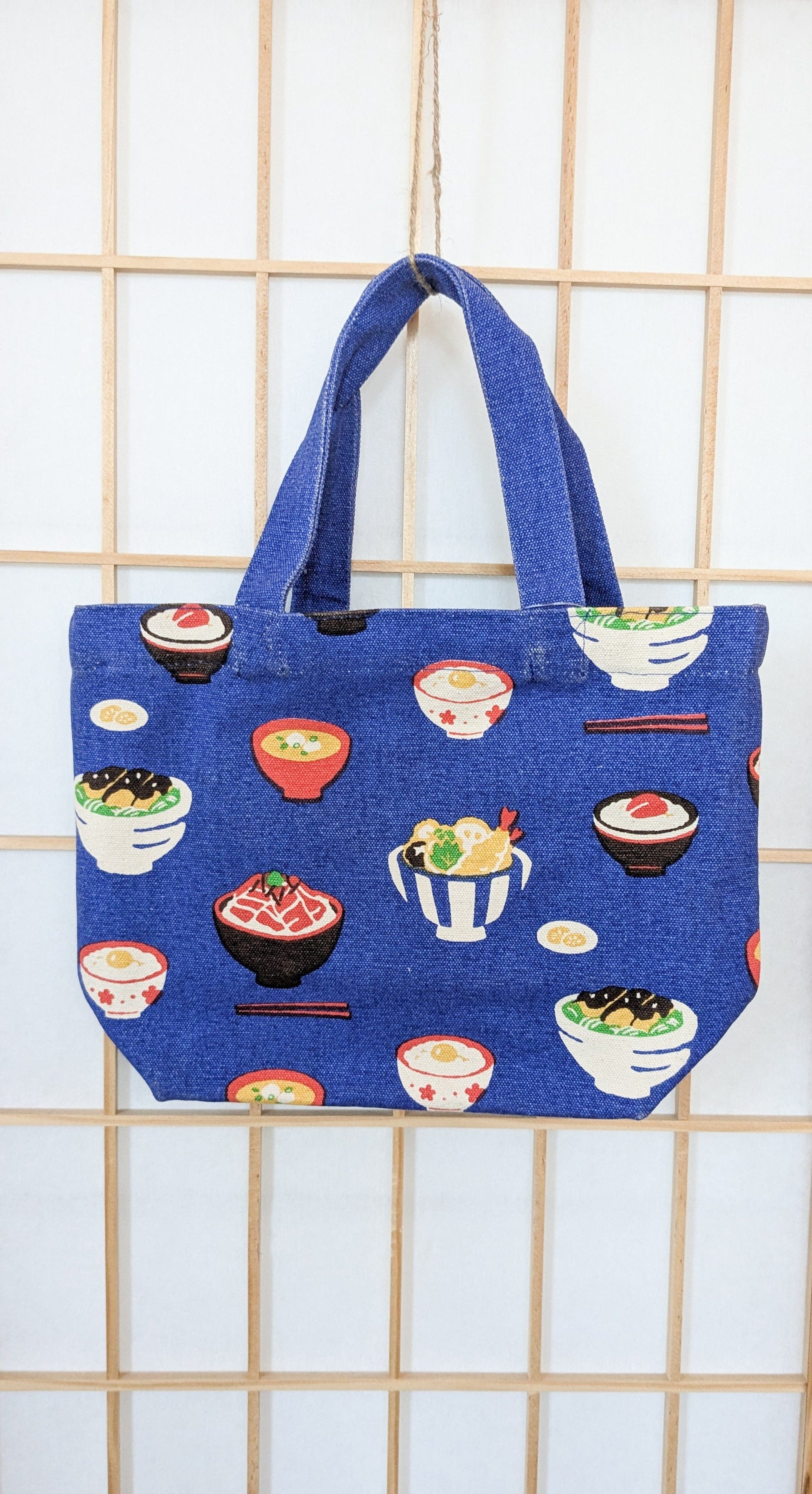 FRIENDSHILL Tote Bags Ramen Bowl Mini Tote Bag
