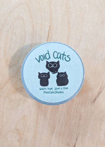 FruitCatsStudio Washi Tape Void Cat Washi Tape - FruitCatsStudio