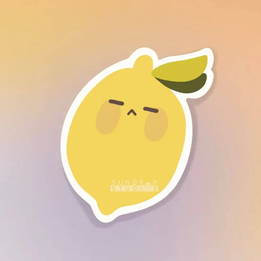 Sundrop Studios Fruity Bois Sticker- Lemony