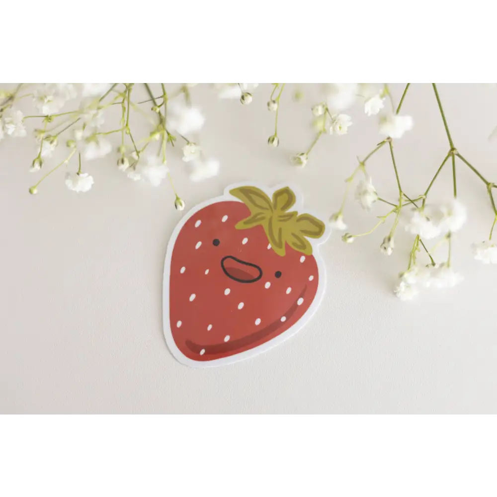 Sundrop Studios Fruity Bois Sticker- Strawberry