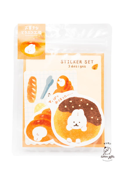 FURUKAWASHIKO Decorative Stickers Pastry Bunny Furukawa Shiko Sticker Set - Animal Sweets Workshop