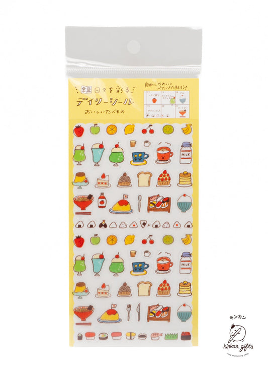 FURUKAWASHIKO Food Furukawa Shiko Planner Stickers Watashi-Biyori Daily Sticker