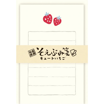 FURUKAWASHIKO Letter Sets Strawberry Mini Letter Sets & Envelopes