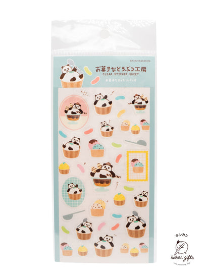 FURUKAWASHIKO Mamari Panda Furukawa Shiko - Sweet Animal Studio - Planner Sticker Sheets