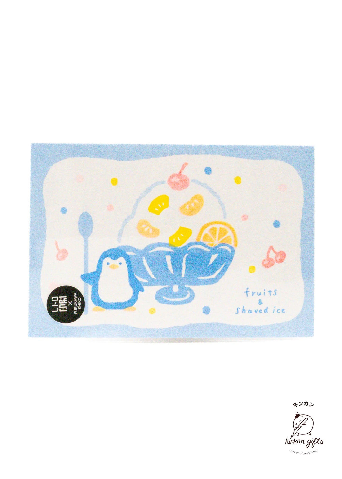 FURUKAWASHIKO Post Cards Furukawashiko Retro Postcard - Parfaits & Penguins