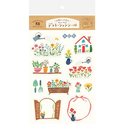 FURUKAWASHIKO Sticker Sheet Furukawa Shiko Garden Sticker Sheet