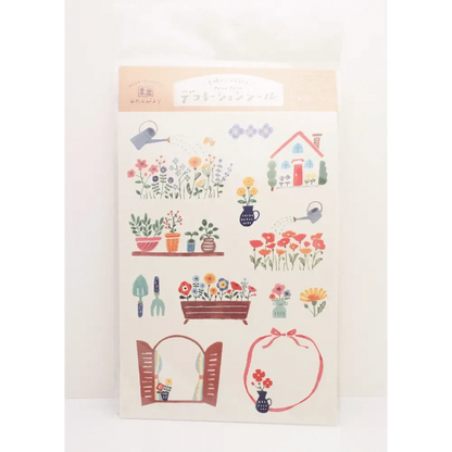 FURUKAWASHIKO Sticker Sheet Furukawa Shiko Garden Sticker Sheet