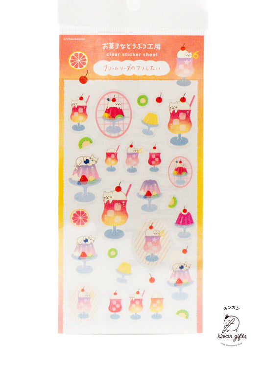 FURUKAWASHIKO Sticker Sheet Furukawashiko Sticker Sheet - Soda Kitten
