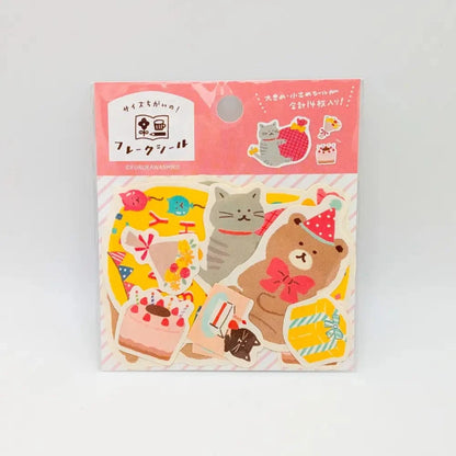 FURUKAWASHIKO Washi Stickers Washi Stickers - Watashi-biyori Series - Celebration