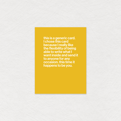 Gab Art & Design Generic card - everyday greeting card