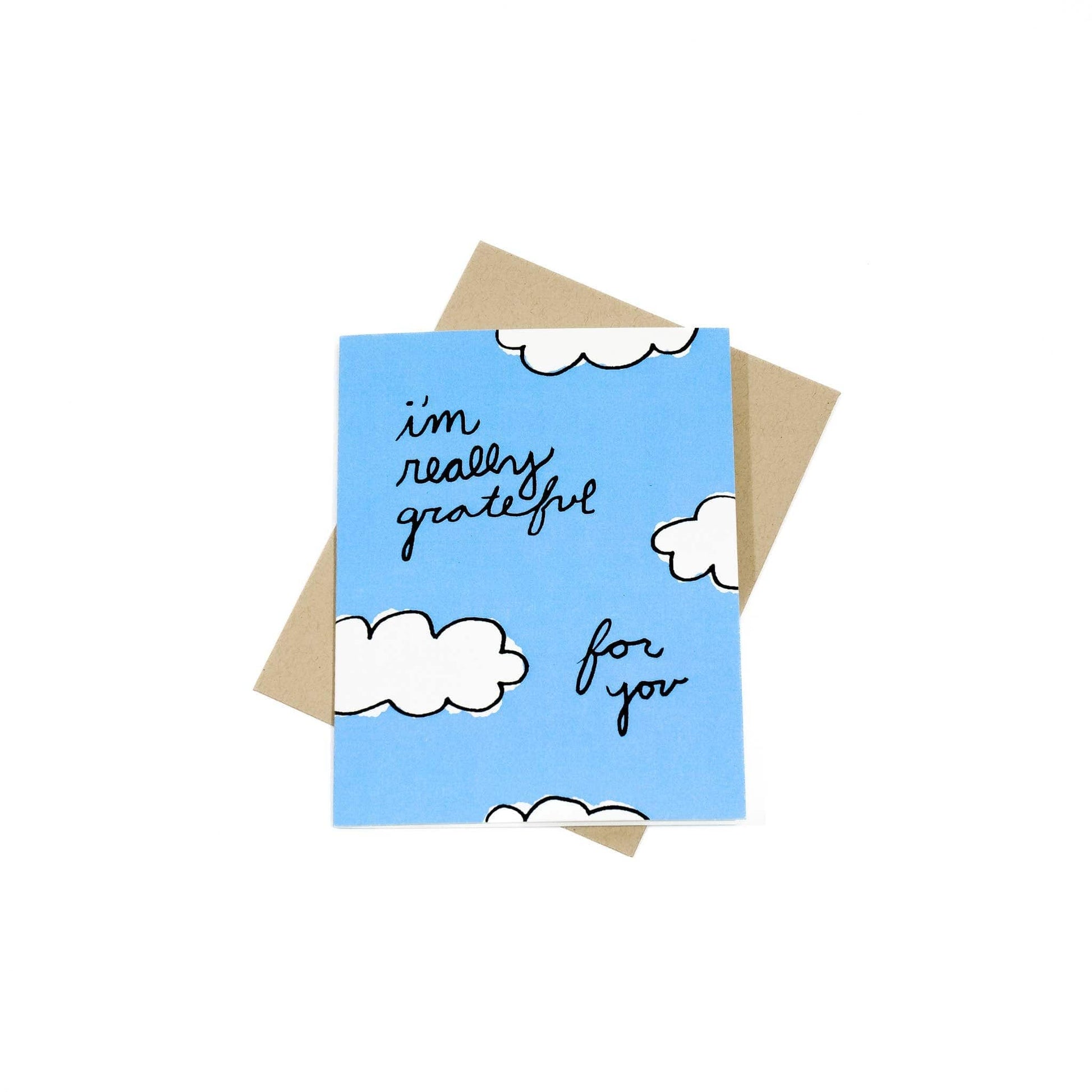 Gab Art & Design I'm really grateful for you greeting card