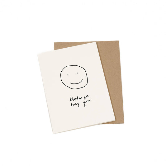 Gab Art & Design Thanks for being you greeting card