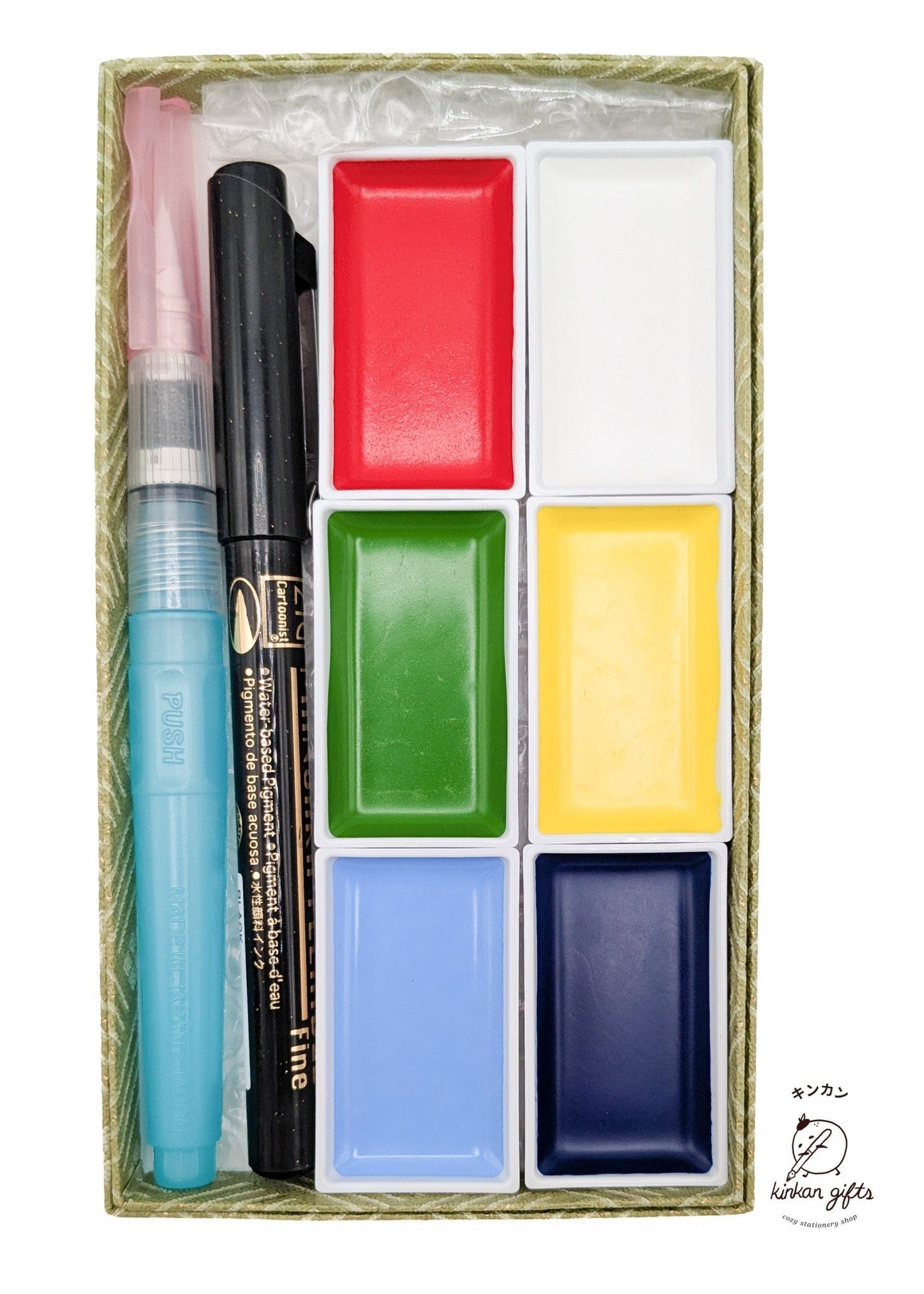 GRANDTREE CO., LTD Paint Set brush pen KURETAKE 6-colors