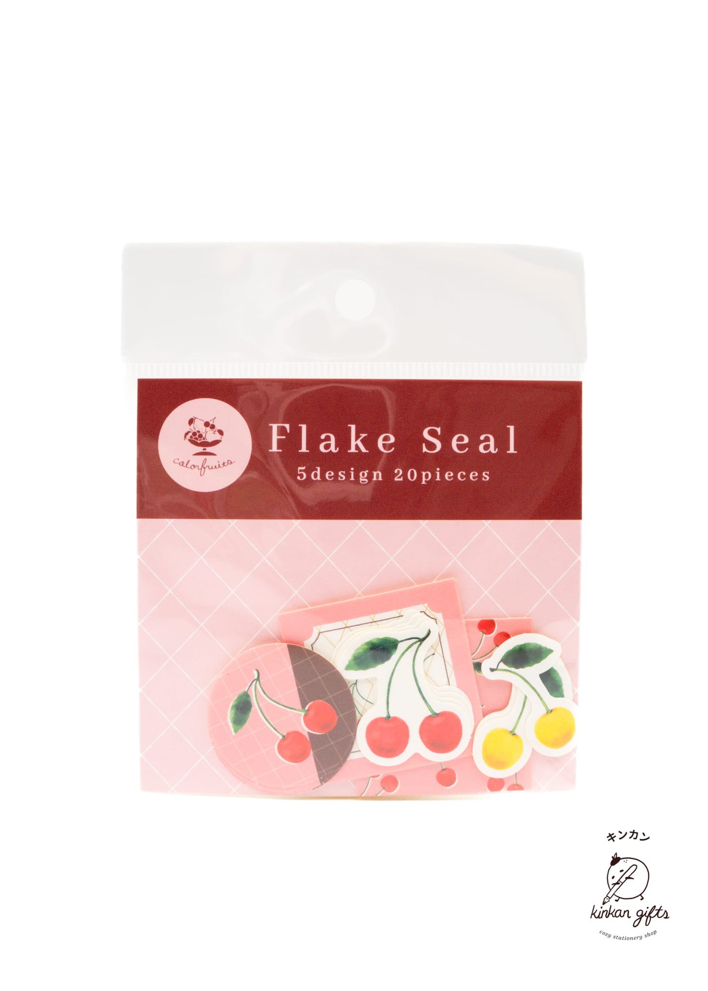 GreenFlash Cherry colorfruits - Washi Flake Stickers