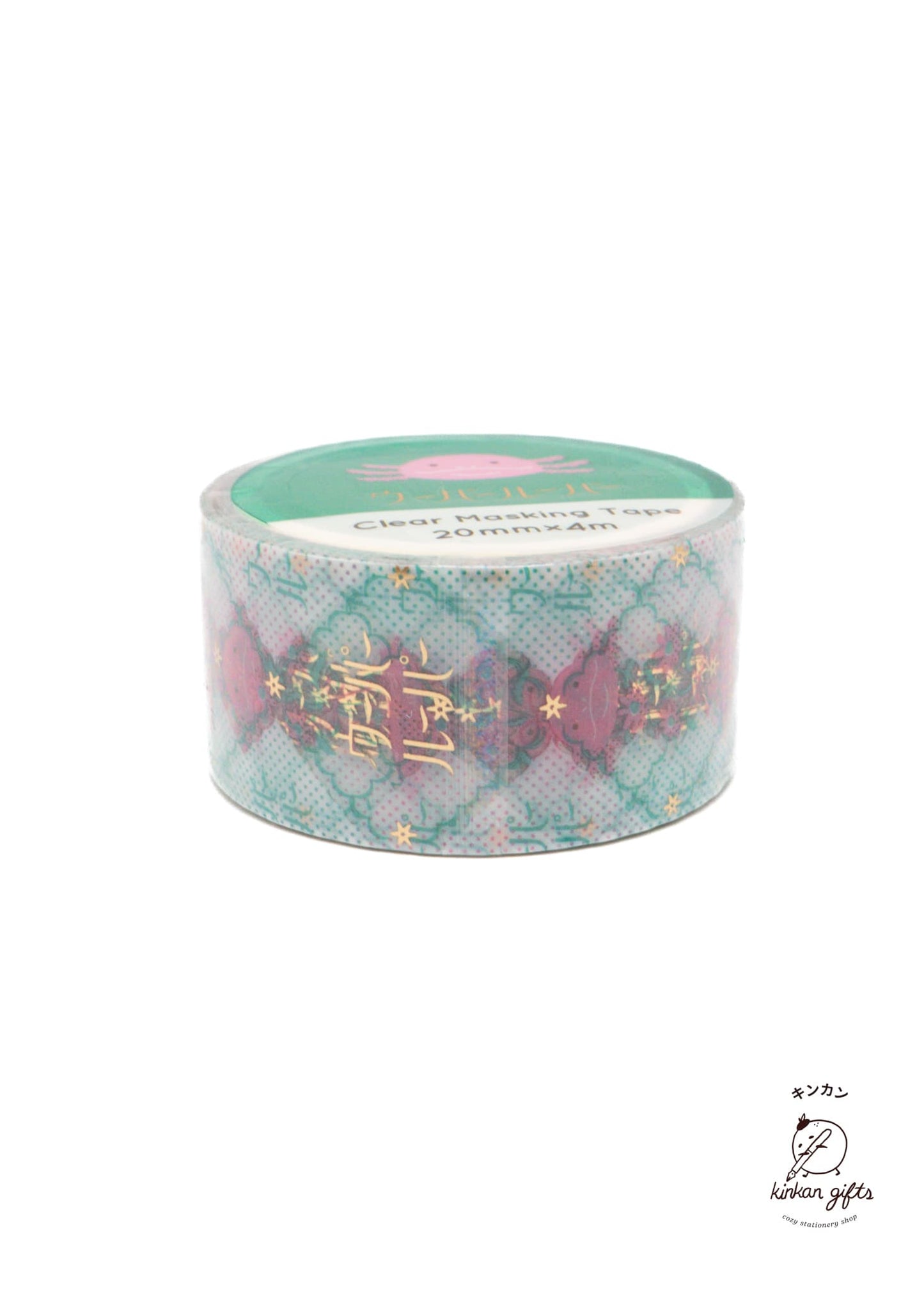 GreenFlash GreenFlash Animal - Clear Washi Tape - Axolotl
