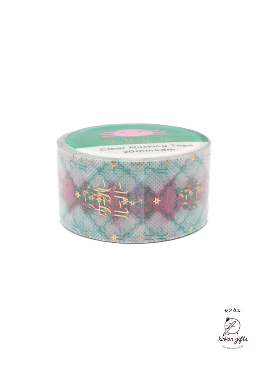 GreenFlash GreenFlash Animal - Clear Washi Tape - Axolotl