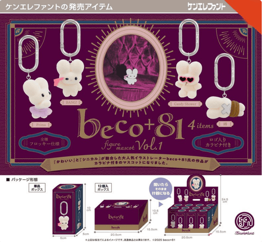 Hakubundo: a division of JPT America, Inc. KEN ELEPHANT BLINDBOX BECO+81 FIGURE MASCOT VOL.1