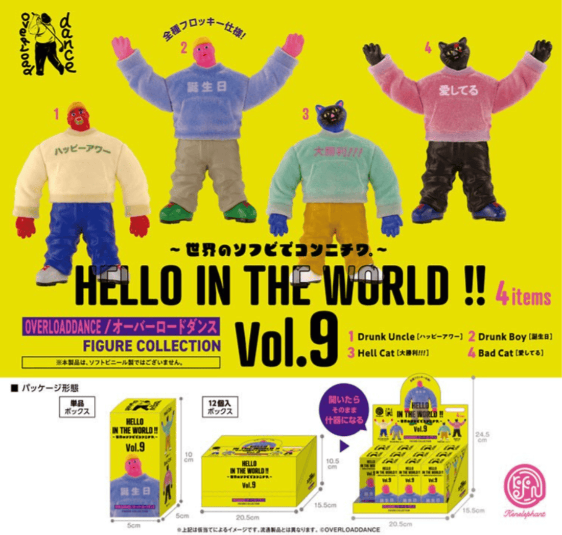 Hakubundo: a division of JPT America, Inc. KENELEPHANT HELLO IN THE WORLD!! VOL.9 OVERLOAD DANCE FIGURE