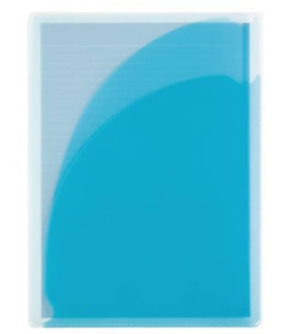 Hakubundo BLUE KOKUYO Campus cover notebook with print storage pocket