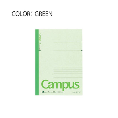 Hakubundo Green 【Japanese Stationery】KOKUYO CAMPUS NOTEBOOK B5