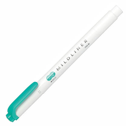 Hakubundo Highlighters & Markers SUMMER GREEN ZEBRA Mildliner Highlighter & Marker