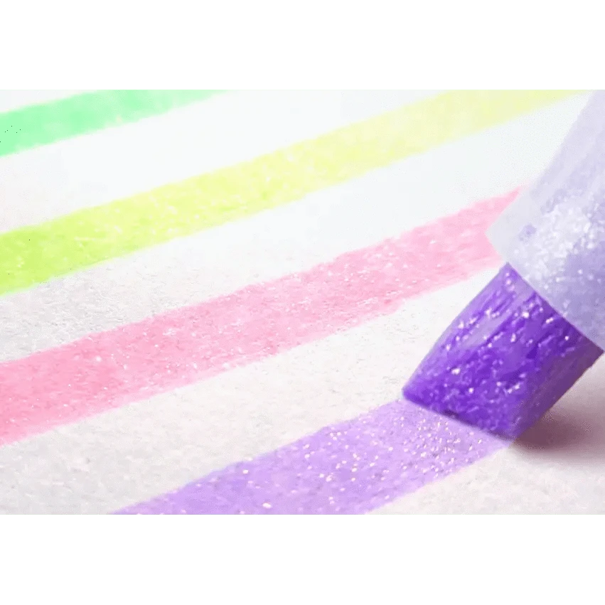 Hakubundo Highlighters & Markers Zebra Glitter Highlighter Kirarich Pen