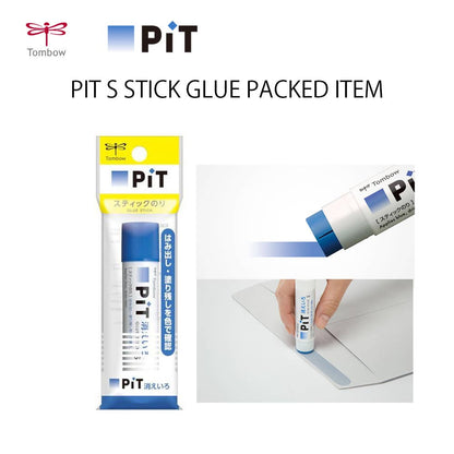 Hakubundo 【JAPANESE STATIONERY】TOMBOW PIT S STICK GLUE PACKED ITEM