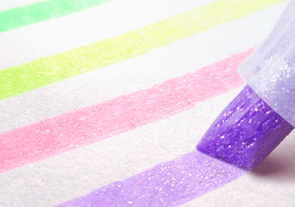 Hakubundo ZEBRA GLITTER HIGHLIGHTER KIRARICH PEN ※Not Hanging package