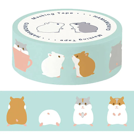 HAMAMONYO Hamster Hamamonyo - Cute Pattern Washi Tapes