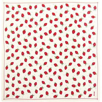 HAMAMONYO gift wrapping Strawberry Bento Furoshiki Cloths 19"
