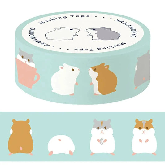 HAMAMONYO Washi Tape Hamster Hamamonyo - Cute Pattern Washi Tapes