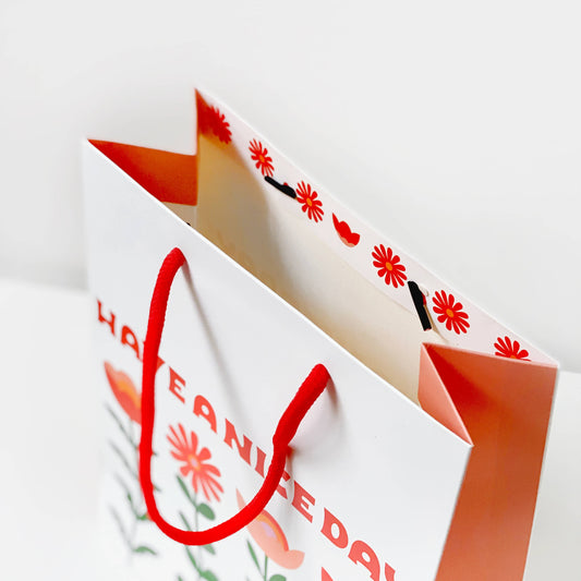 Have A Nice Day In a Row Have a Nice day Gift Bag A4