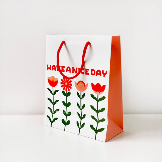 Have A Nice Day In a Row Have a Nice day Gift Bag A4